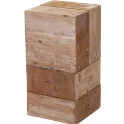 Blumentisch -A15, Blumensäule Blumenständer, Tanne Holz rustikal massiv MVG-zertifiziert ~ 60cm ^ MCW