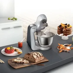 MUM59S81DE Serie 4 Küchenmaschine MUM 5 1000 W Silber anthrazit ^ Bosch Clearance