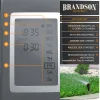 Brandson Bewässerungscomputer, digital, 1 bis 240 Min, LED-Display Discount