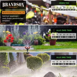 Brandson Bewässerungssteuerung, automatische Gartenbewässerung, Wasserzeitschaltuhr, Systemanschluss Hot