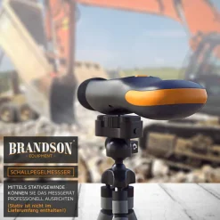 Brandson digitales Schallpegelmessgerät 35 dB(A) bis 130 dB(A) Windschutz - LCD-Display Discount