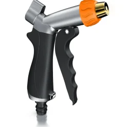 Brandson Garten Handbrause Metall Messing - Gartenbrause - 1/2 Zoll für Gartenschlauch - Pistolengriff mit Halteclip - 170 psi Wasserdruck Clearance