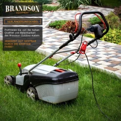 Schutzkontakt Verlängerungskabel für Outdoor 3500 W Strom Kabel für den Außenbereich / IP44 - 40m ^ Brandson Discount