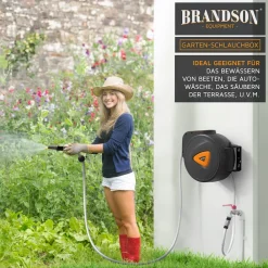 Brandson Wandschlauchbox, 30 m, schwenkbar, Wandmontage Hot