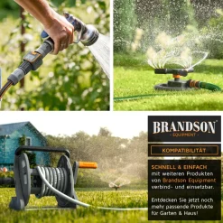 4-Wege Verteiler, 3/4 Zoll, 2-tlg., Wasserverteiler, Schlauchverteiler, regulierbar, für Gartenschlauch & Gartenbewässerung ^ Brandson New