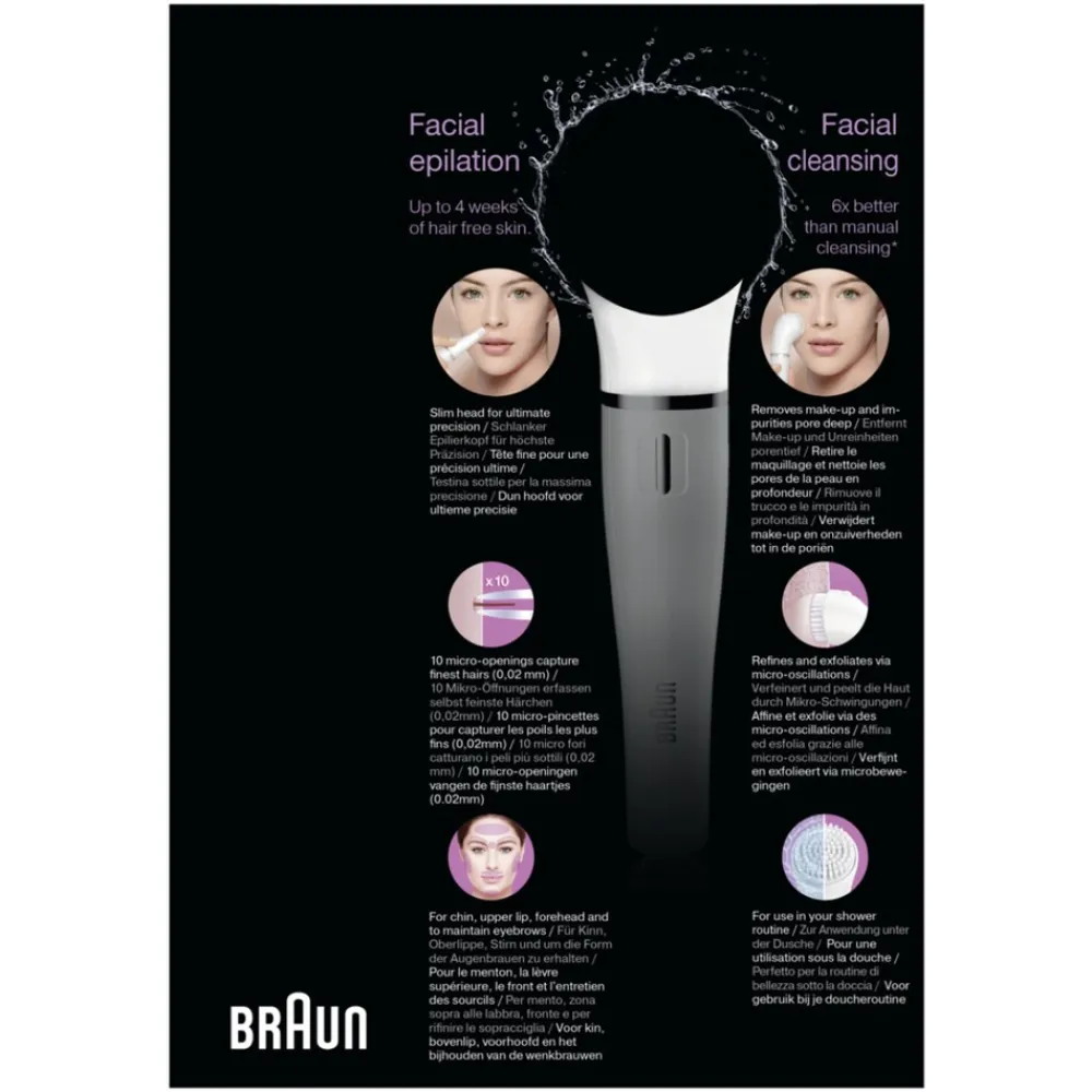 Braun Face SE 810 Gesichtsepilierer Online