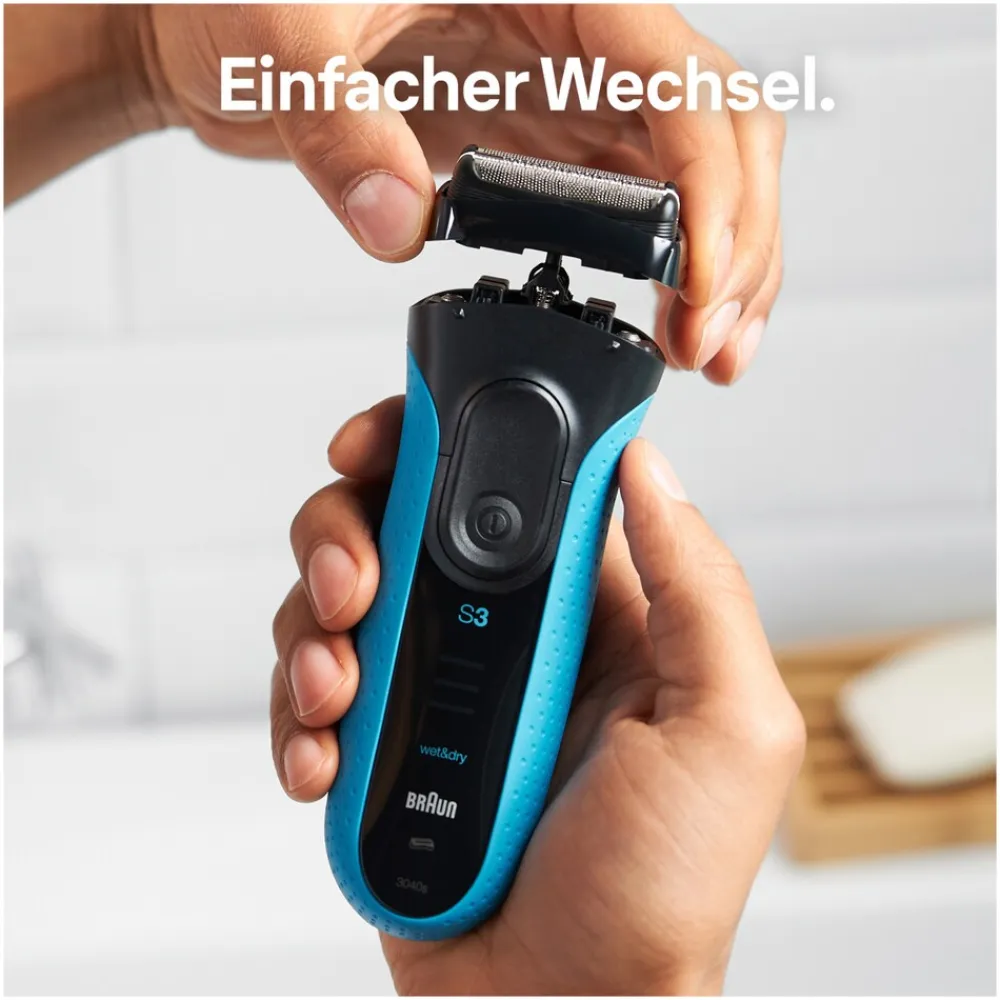 Kombipack 32B Scherfolie + Schermesser, Schwarz ^ Braun Clearance