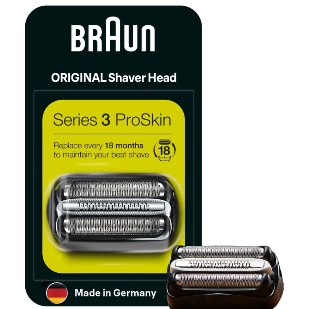 Kombipack 32B Scherfolie + Schermesser, Schwarz ^ Braun Clearance