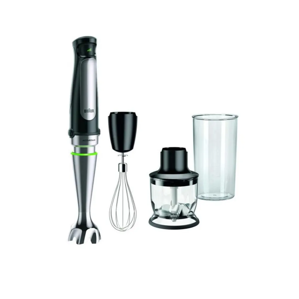 MQ 7025X Multi Quick 7 Stabmixer Set Edelstahl/schwarz ^ Braun Outlet
