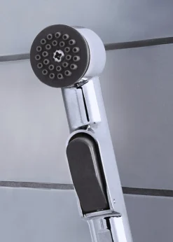Brausekopf Santa Cruz mit Wandhalterung und Start-Stop ^ Ridder Best