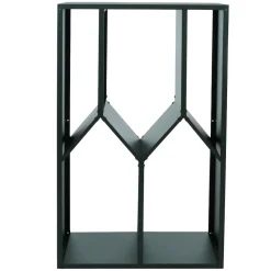 Brennholzlager -P76, Kamin-/Feuerholzregal Holzlager Holzunterstand Outdoor Metall 160x95x50cm ~ grün ^ MCW Sale