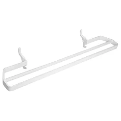 BRILLANTBAD BAWELL Heizkörperhandtuchhalter Stahl Polyamid Komaxit Weiß 150x590x75 mm für Bad & Küche >> zum Einhängen