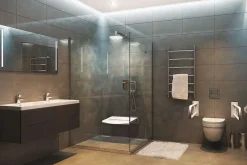 BELP Haltegriff Eisen Weiß 975x75x106 mm, 120 kg Traglast für Bad & WC >> zum Bohren ^ BRILLANTBAD Best