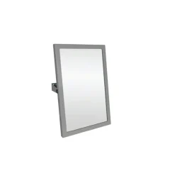 BELP Kippspiegel Edelstahl gebürstet 400x600x120 mm für Bad & WC >> zum Bohren ^ BRILLANTBAD Online