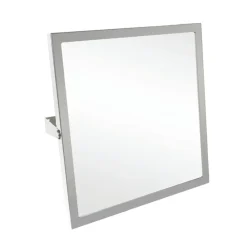 BELP Kippspiegel Edelstahl gebürstet 600x600x120 mm für Bad & WC >> zum Bohren ^ BRILLANTBAD New
