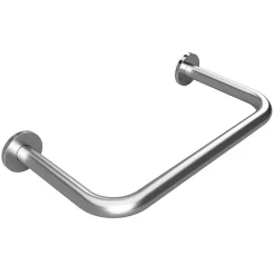 BELP Siphonschutz Edelstahl gebürstet mit Abdeckung 545x80x266 mm, 120 kg Traglast für Bad & WC >> zum Bohren ^ BRILLANTBAD Discount