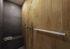 BRILLANTBAD BEO Glasablage Edelstahl matt 600x55x130 mm für Bad & Küche >> zum Bohren Online