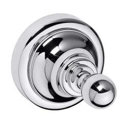 BRILLANTBAD BETRO CHROM Kleiderhaken Messing Chrom 65x65x65 mm für Bad & Küche >> zum Bohren Online