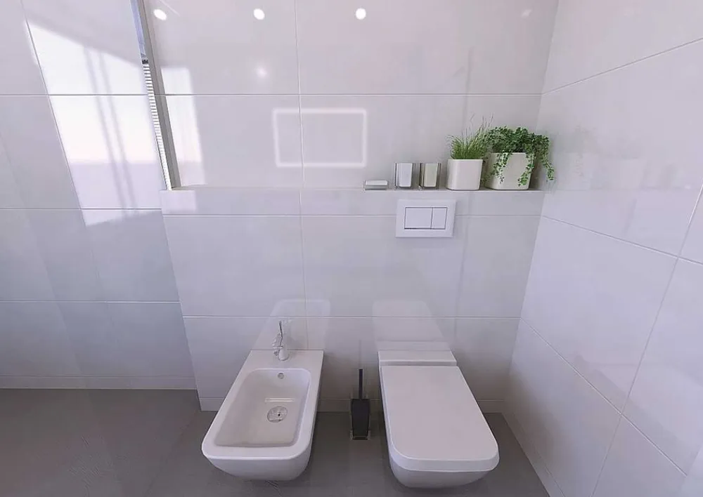 BISTA Seifenspender Polyresin Blau 70x172x82 mm, 250 ml für Bad & Küche >> Freistehend anwendbar ^ BRILLANTBAD