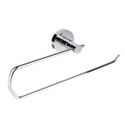 BOMEGA Küchenrollenhalter Messing Chrom poliert 295x100x62 mm für Bad & Küche >> zum Bohren oder Kleben* ^ BRILLANTBAD Outlet