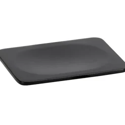 BORGANIC BLACK Seifenablage Edelstahl Zink Schwarz 85x120x25 mm für Bad & Küche >> zum Bohren ^ BRILLANTBAD Discount