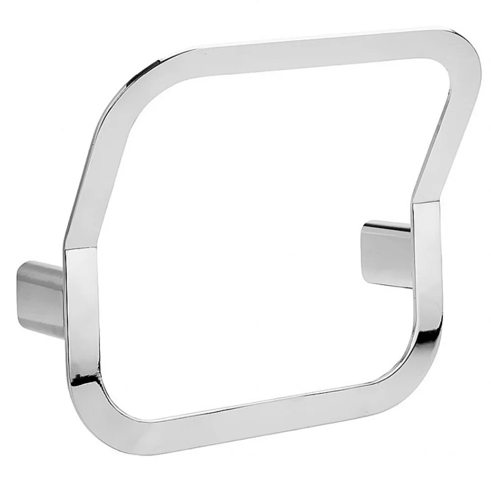 BORGANIC Handtuchring Edelstahl poliert 250x220x125 mm für Bad & Küche >> zum Bohren ^ BRILLANTBAD Clearance