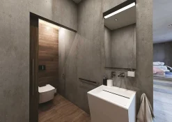 MAXIMA WC-Bürstengarnitur Polyresin Messing Chrom Weiß 92x385x92 mm für Bad & Küche >> Freistehend anwendbar ^ BRILLANTBAD