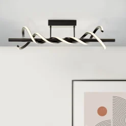 Amalie LED Deckenleuchte 80cm schwarz, Metall/Kunststoff, 1x LED integriert, 16 W , (Lichtstrom: 2100lm, Lichtfarbe: 3000K) ^ Brilliant Sale