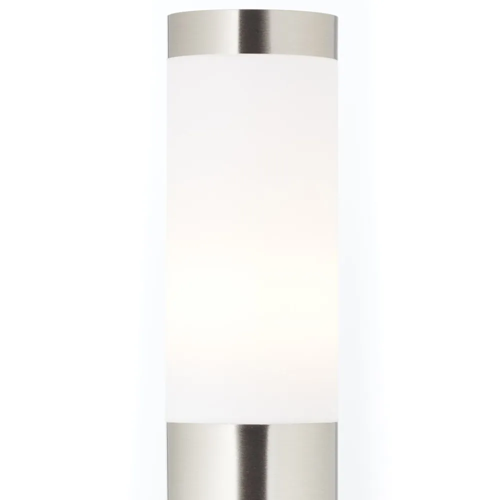 Brilliant Chorus Außenlampe mit Bewegungsmelder - Edelstahl-Stehleuchte IP44 für Garten & Einfahrt - 80 cm hoch, für Standard- und E27- Leuchtmittel (nicht enthalten) Discount