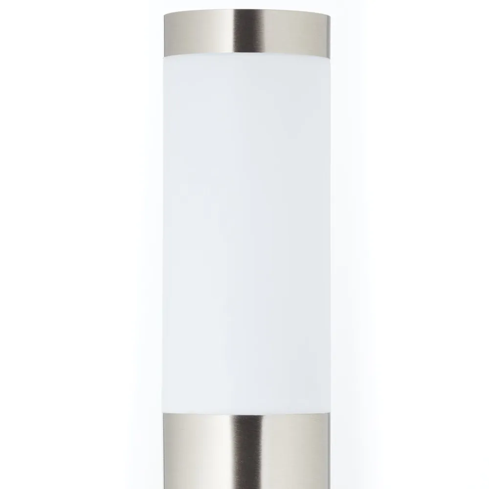 Brilliant Chorus Außenlampe mit Bewegungsmelder - Edelstahl-Stehleuchte IP44 für Garten & Einfahrt - 80 cm hoch, für Standard- und E27- Leuchtmittel (nicht enthalten) Discount