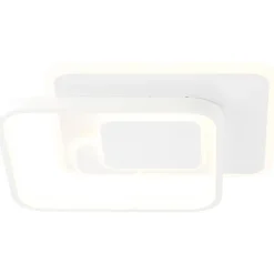 Geron Wand- und Deckenleuchte 31x31cm weiß Innenleuchten,Deckenleuchten,-dekorativ | 1x 24W LED integriert, (Lichtstrom: 3138lm, Lichtfarbe: 3000K) | Energiesparend und langlebig durch LED-E ^ Brilliant Clearance