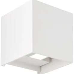 Brilliant Isak LED Außenwandleuchte - Weiß, 6W integriert, 500 Lumen, Warmweiß (3000K), IP54 spritzwassergeschützt, justierbarer Abstrahlwinkel, inkl. Montagematerial