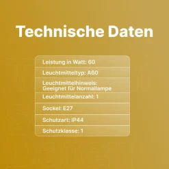 Janel Sockelleuchte Außen 44cm - Außenlampe Schwarz Gold IP44 für Garten & Terrasse - E27 Fassung - Extern Dimmbar - Aus Metall & Glas ^ Brilliant