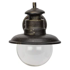 Brilliant Lampe Artu Außenwandleuchte hängend schwarz gold | 1x A60, E27, 60W, geeignet für Normallampen (nicht enthalten) | IP-Schutzart: 44 - spritzwassergeschützt Outlet