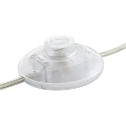 Lampe Clarie Bogenstandleuchte 1,8m eisen/weiß | 1x A60, E27, 60W, geeignet für Normallampen (nicht enthalten) | Mit Fußschalter ^ Brilliant Discount