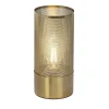 Brilliant Lampe Gracian Tischleuchte messing gebürstet | 1x A60, E27, 60W, g.f. Normallampen n. ent. | Für LED-Leuchtmittel geeignet | Mit Schnurzwischenschalter Best