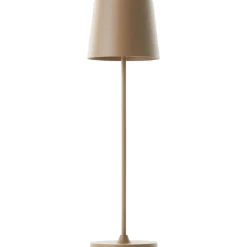 Lampe Kaami LED Außentischleuchte 37cm cappuccino matt Metall/Bambus gold 2 W LED integriert ^ Brilliant Online