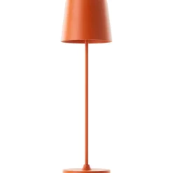 Brilliant Lampe Kaami LED Außentischleuchte 37cm orange matt Metall/Holz orange 2 W LED integriert Hot