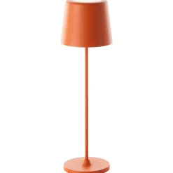 Brilliant Lampe Kaami LED Außentischleuchte 37cm orange matt Metall/Holz orange 2 W LED integriert Hot