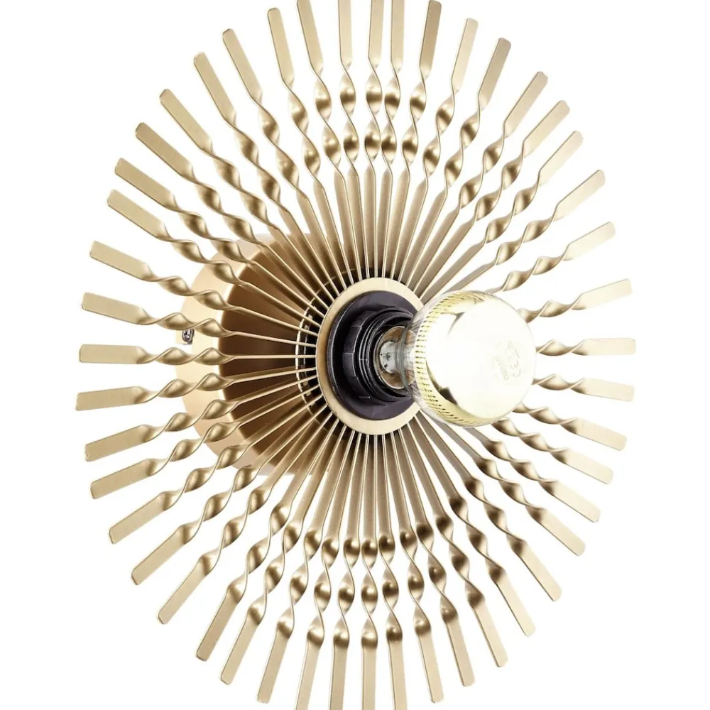 Brilliant Lampe, Mendoza Wandleuchte 33cm gold, Metall, 1x A60, E27, 40W,Normallampen (nicht enthalten) Hot