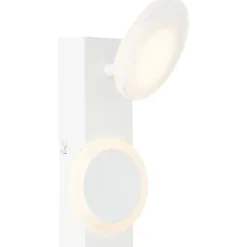 Brilliant Lampe, Meriza LED Wandspot weiß, 1x LED integriert, 10W LED integriert, (1200lm, 3000K), Kopf schwenkbar Best