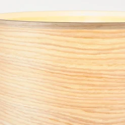 Brilliant Lampe, Romm Tischleuchte holz hell/schwarz, 1x A60, E27, 52W, Mit Schnurzwischenschalter New