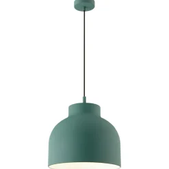 Lampe, Sven Pendelleuchte 1flg türkis, Metall, 1x A60, E27, 40W,Normallampen (nicht enthalten) ^ Brilliant Hot