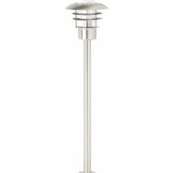 Brilliant Lampe Terrence Außenstandleuchte edelstahl | 1x A60, E27, 60W, geeignet für Normallampen (nicht enthalten) | IP-Schutzart: 44 - spritzwassergeschützt Hot