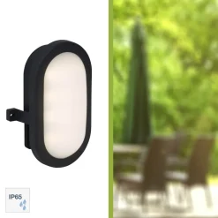 Lampe Tilbury LED Außenwand- und Deckenleuchte 17x12cm anthrazit/weiß | 1x 5W LED integriert, (450lm, 4200K) | IP-Schutzart: 65 - strahlwassergeschützt ^ Brilliant Sale