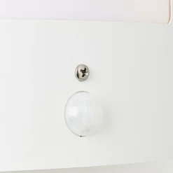 Lampe Todd Außenwandleuchte Bewegungsmelder weiß | 1x A60, E27, 60W, geeignet für Normallampen (nicht enthalten) | IP-Schutzart: 44 - spritzwassergeschützt ^ Brilliant Sale