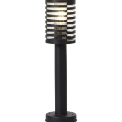 Brilliant Lampe, Venlo Außensockelleuchte 50cm schwarz matt, Edelstahl/Kunststoff, 1x A60, E27, 40W,Normallampen (nicht enthalten) Online