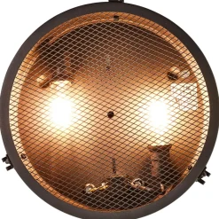 Brilliant Lampe, Zois Deckenleuchte 34cm schwarz korund, Metall, 2x A60, E27, 28W,Normallampen (nicht enthalten)