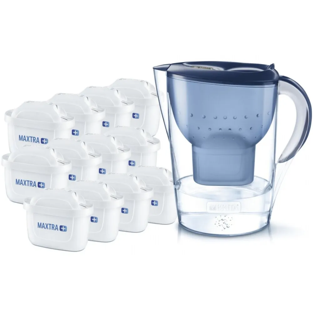 Marella Wasserfilter blau inkl. 12 MAXTRA PRO All in 1 ^ Brita Hot
