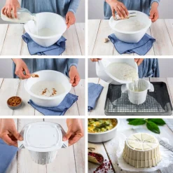 Börner Cheesemaker, Cheese Maker Käse Frischkäse zubereiten Rezeptbuch cheese set Selbst machen Discount